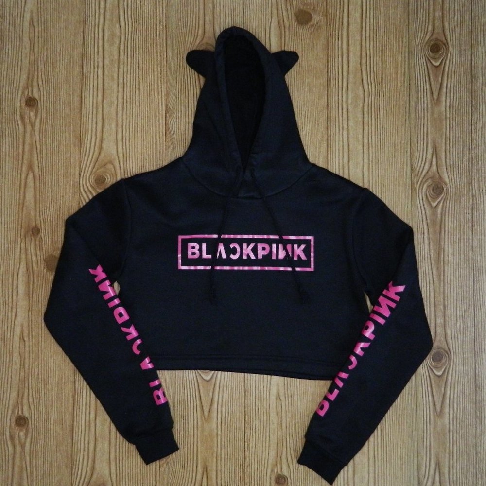 BLACKPINK Croptop Hoodie Jisoo Size Small